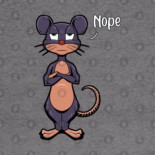 Mouse nay-sayer - Nope by Modern Medieval Design